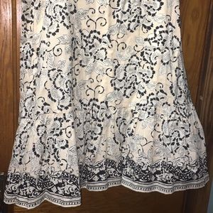 ISDA & Co. Women’s Black and Cream Full Skirt
